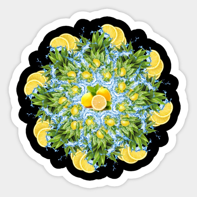 sour lemons fresh mandala Sticker by burenkaUA